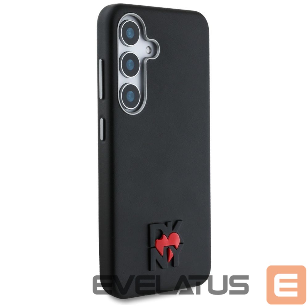 Citas preces DKNY DKNY Leather Heart of NY Case for Samsung Galaxy S25 - Black