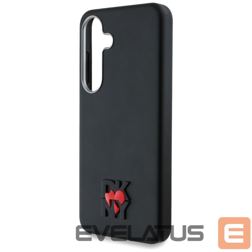 Citas preces DKNY DKNY Leather Heart of NY Case for Samsung Galaxy S25 - Black