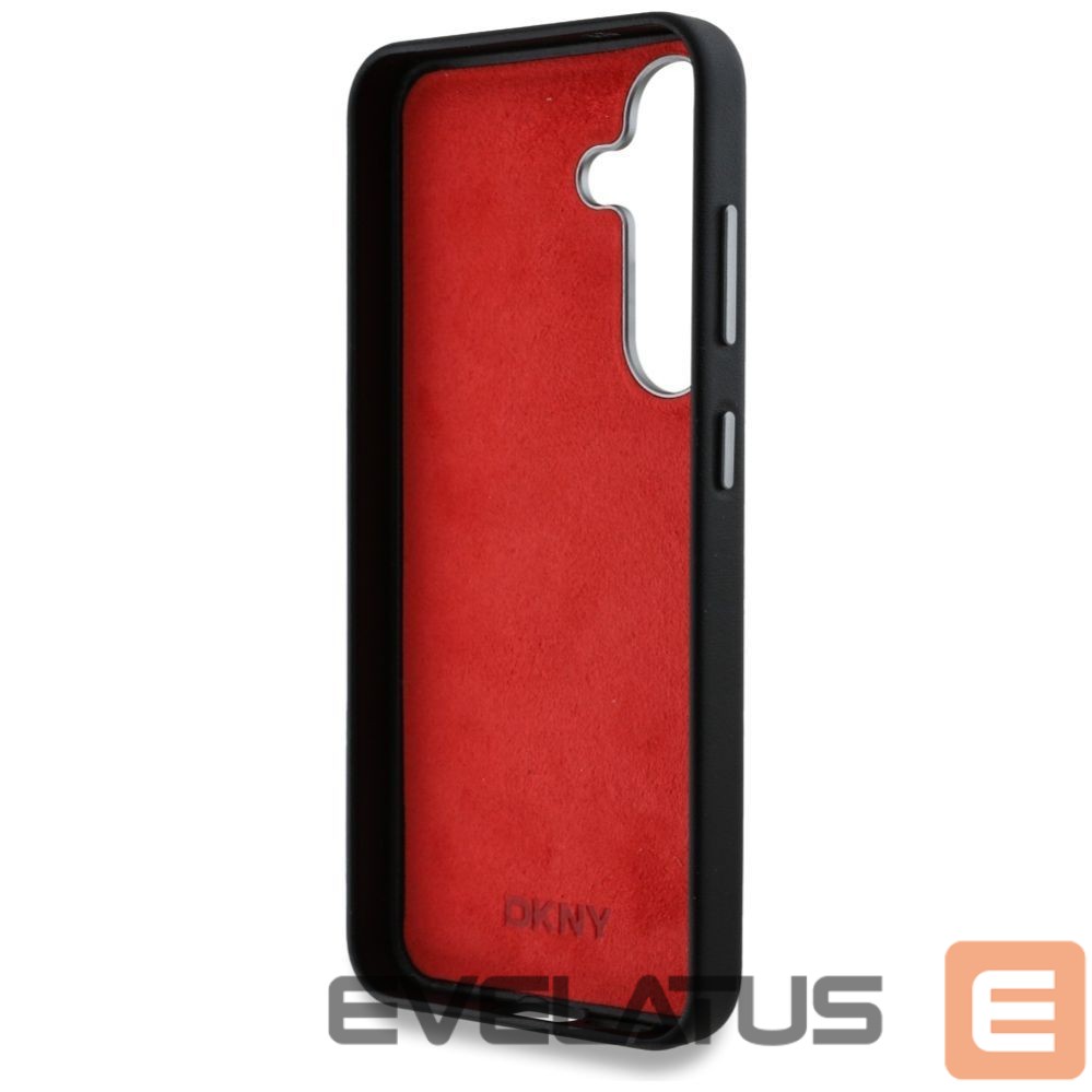 Citas preces DKNY DKNY Leather Heart of NY Case for Samsung Galaxy S25 - Black