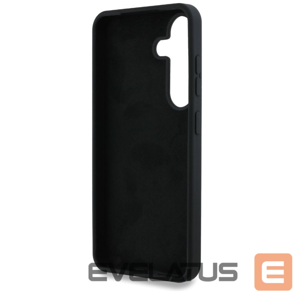 Citas preces Guess Guess Silicone Big 4G Logo Bottom Script case for Samsung Galaxy S25 - black