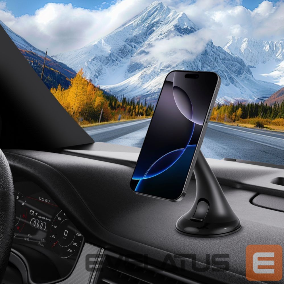 Citas preces Tech-Protect Tech-Protect N56 Car Holder for Dashboard, Windshield or Air Vent Mount - Black