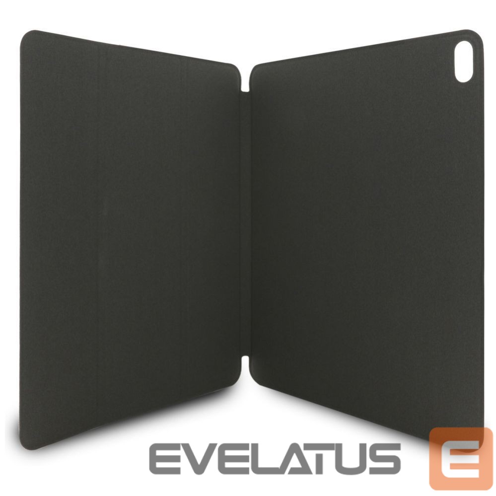 Citas preces Karl Lagerfeld Karl Lagerfeld Saffiano Magnetic Karl & Choupette iPad Air 13" 2024 Book Cover Case - Black