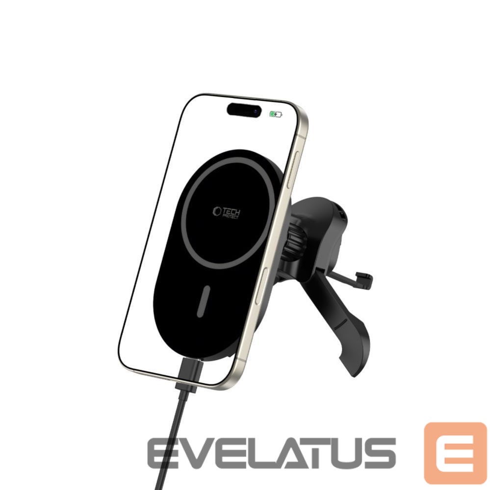 Citas preces Tech-Protect Tech-Protect MM15W-V6 Magnetic MagSafe Car Air Vent Holder - Black