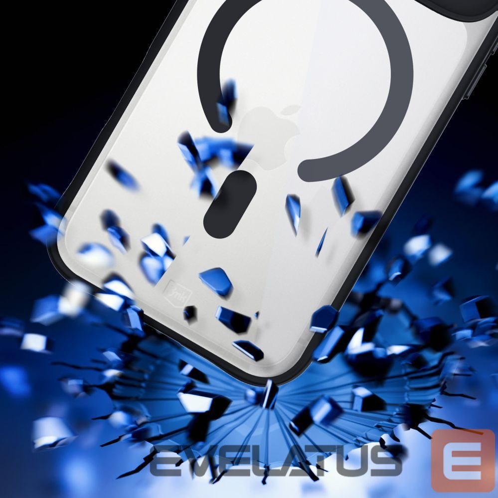 Citas preces 3MK 3mk Satin Armor MagCase for iPhone 17 Pro - Transparent Black