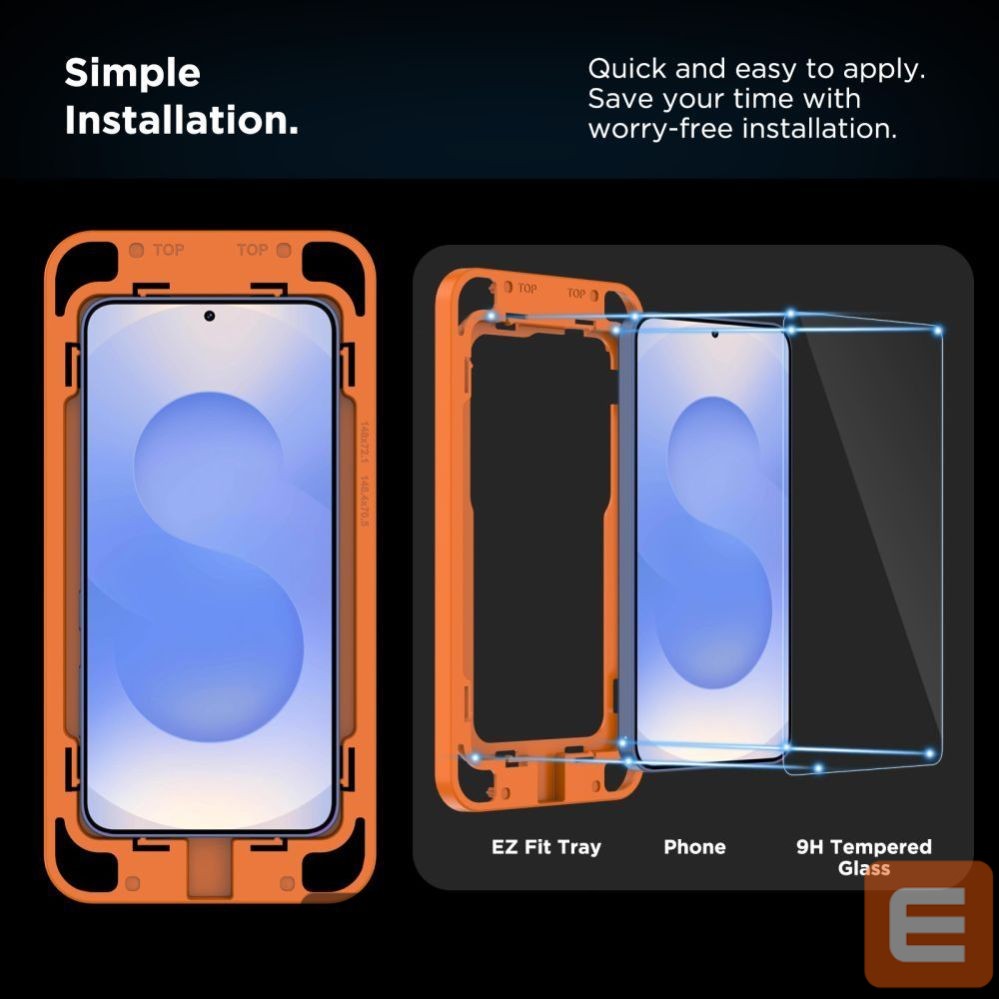Citas preces Tech-Protect Tech-Protect Quick Set+ Tempered Glass for Samsung Galaxy S25+ - Transparent