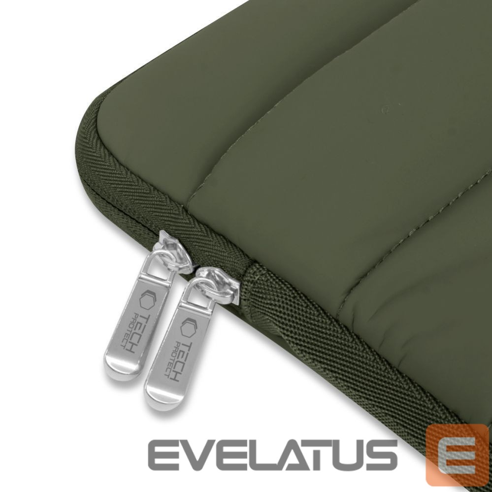 Citas preces Tech-Protect Tech-Protett Fluffy Laptop Bag 13-14 - Green