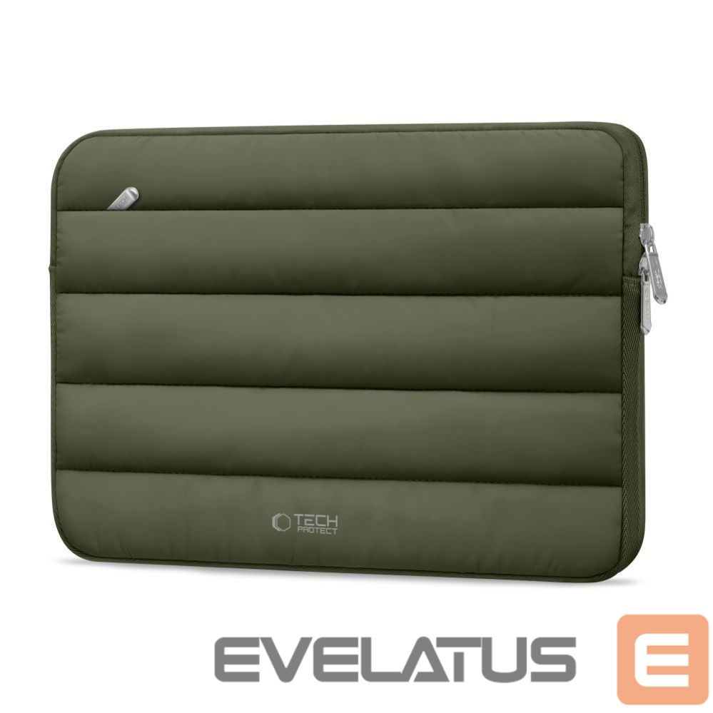 Citas preces Tech-Protect Tech-Protett Fluffy Laptop Bag 13-14 - Green