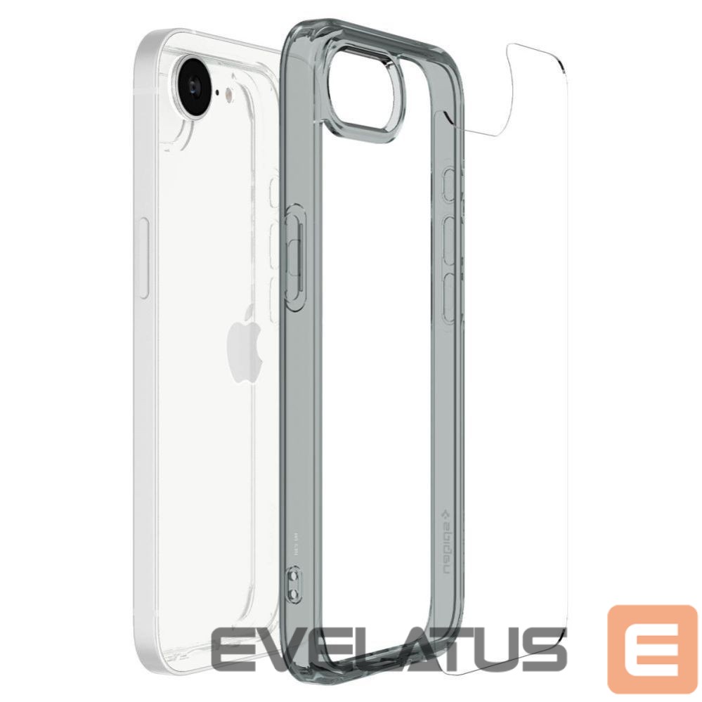 Citas preces Spigen Spigen Ultra Hybrid Case for iPhone 16e / 17e - Gray