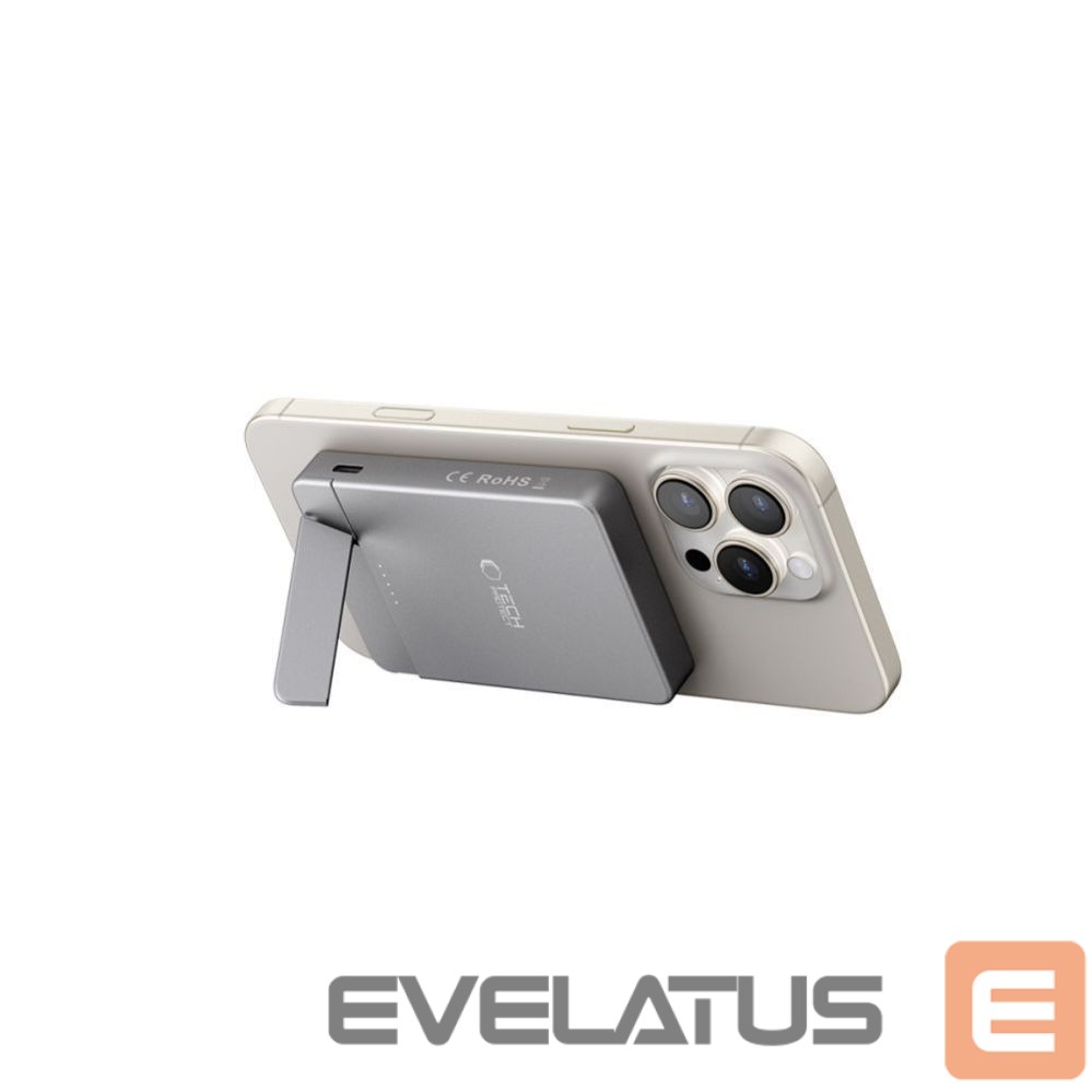 Citas preces Tech-Protect Powerbank Tech-Protect PB14 LifeMag MagSafe 5000 mAh - gray