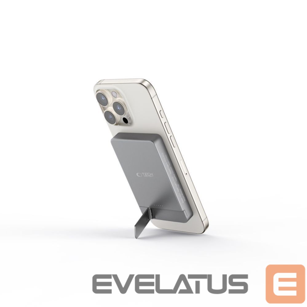 Citas preces Tech-Protect Powerbank Tech-Protect PB14 LifeMag MagSafe 5000 mAh - gray