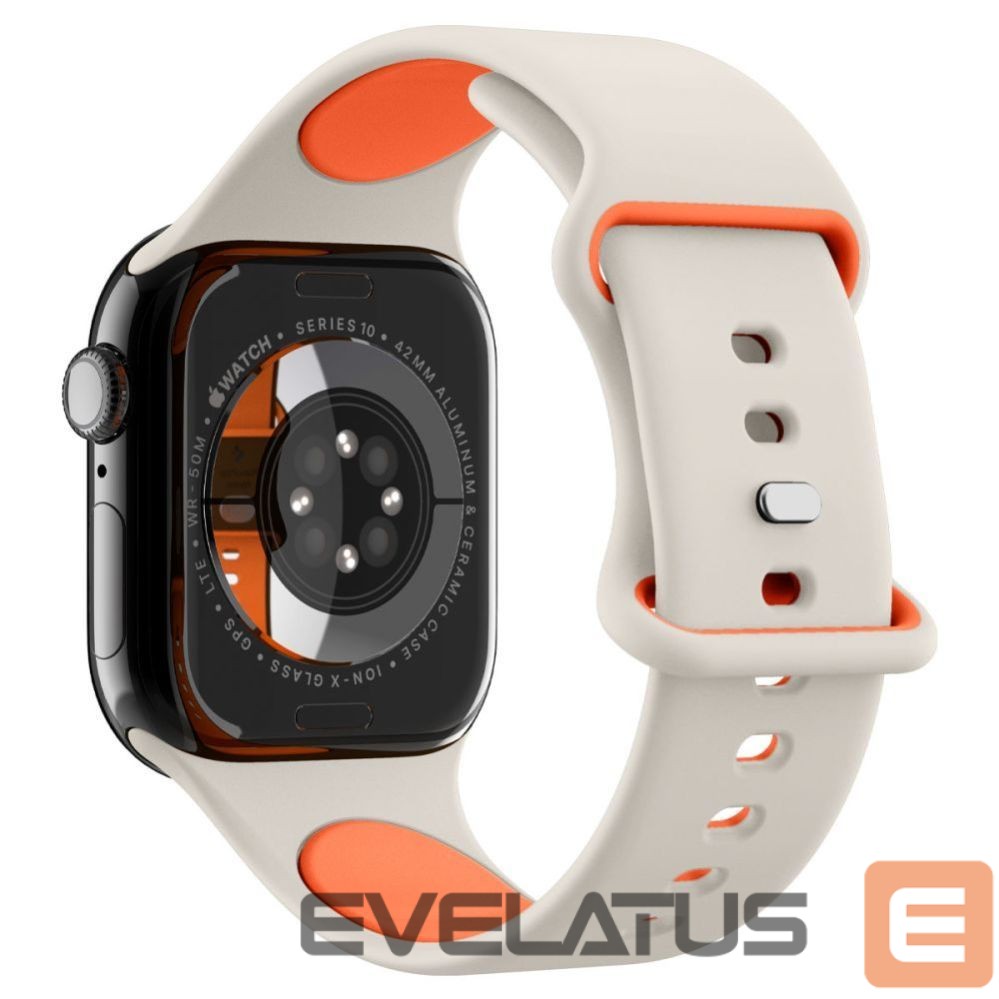 Citas preces Spigen Spigen Nano Pop Strap for Apple Watch 40/41/42 mm - Beige