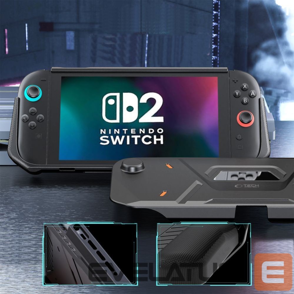 Citas preces Tech-Protect Tech-Protect Carbonox Case for Nintendo Switch 2 - Black