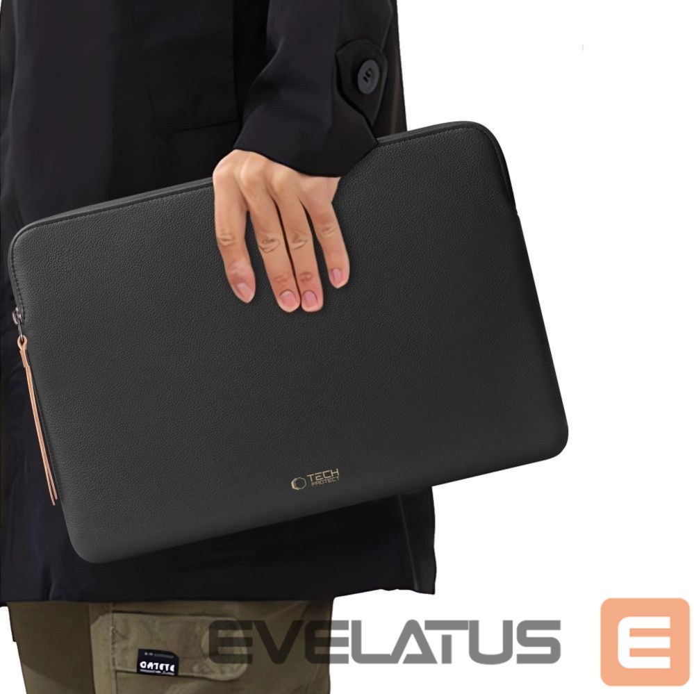 Citas preces Tech-Protect Tech-Protect Fleece Laptop Bag 15-16 - Black