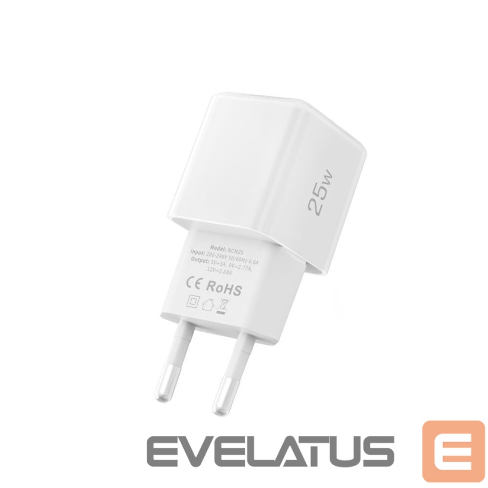 Citas preces Tech-Protect Tech-Protect NCM25 USB-C PD 25W Wall Charger - White