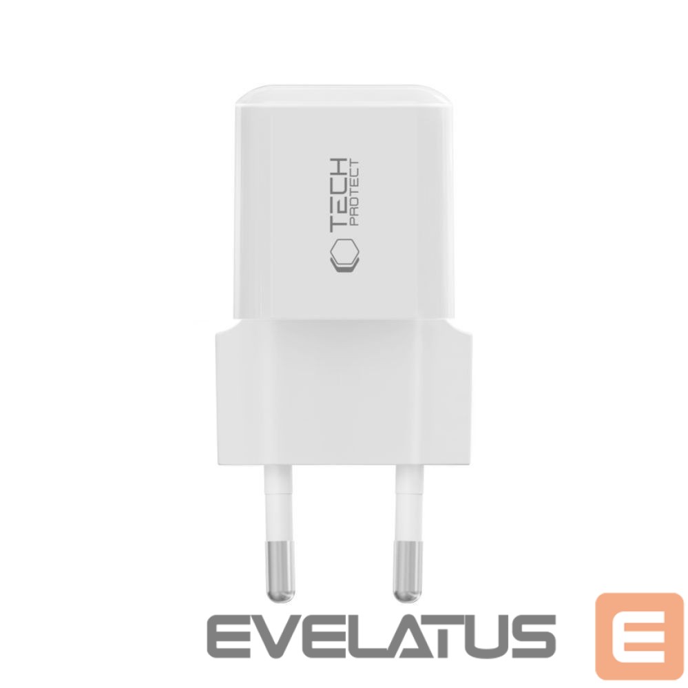 Citas preces Tech-Protect Tech-Protect NCM25 USB-C PD 25W Wall Charger - White