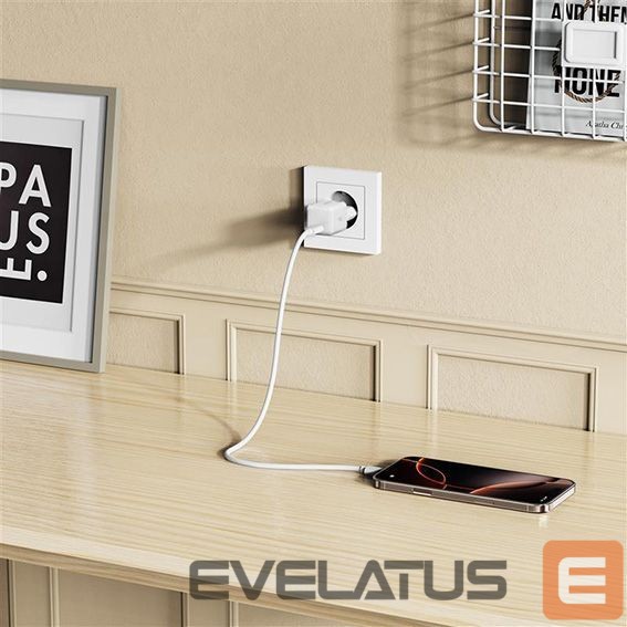 Citas preces Tech-Protect Tech-Protect NCM25 USB-C PD 25W Wall Charger - White