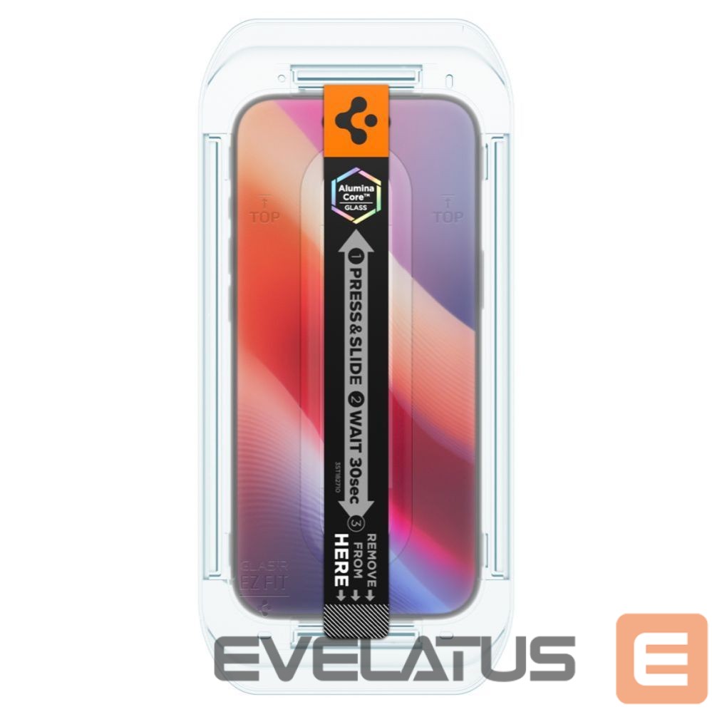 Citas preces Spigen Spigen Glas.TR EZ Fit 2-pack tempered glass for iPhone 17 Air - transparent