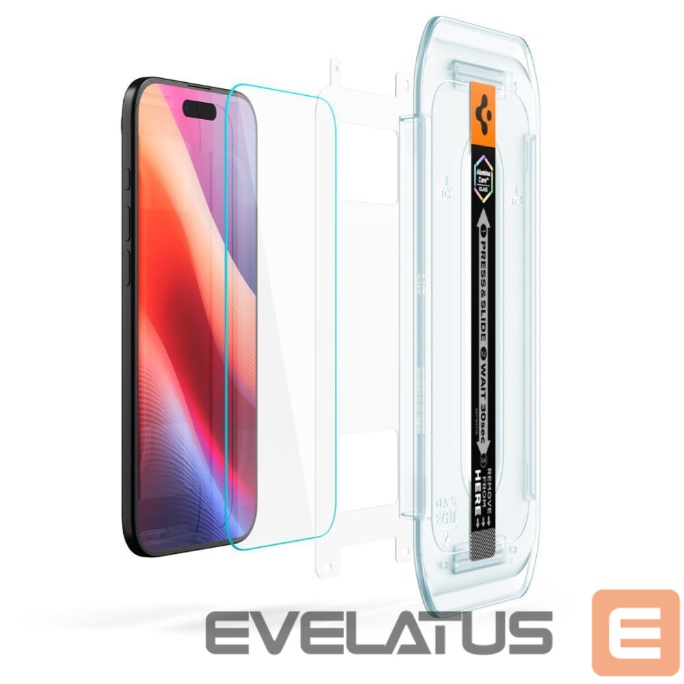 Citas preces Spigen Spigen Glas.TR EZ Fit 2-pack tempered glass for iPhone 17 Air - transparent