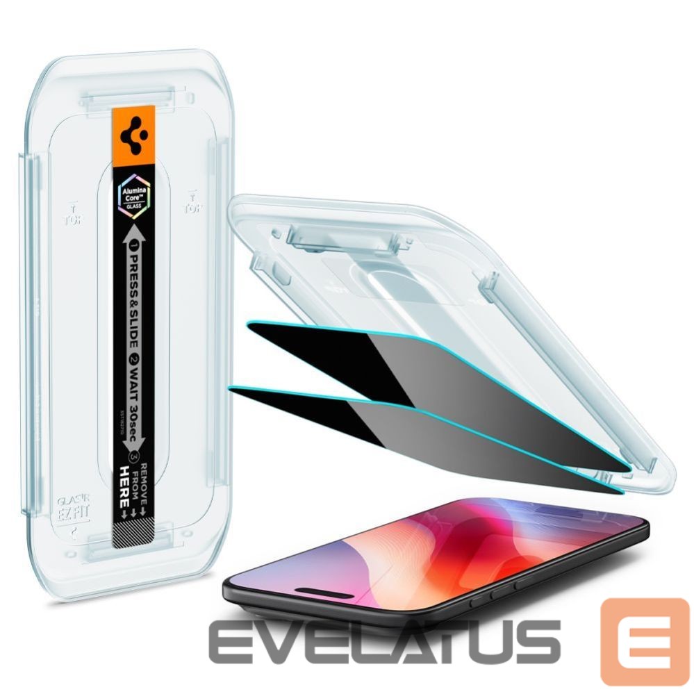 Citas preces Spigen Spigen Glas.TR EZ Fit 2-pack privacy glass for iPhone 17 Air