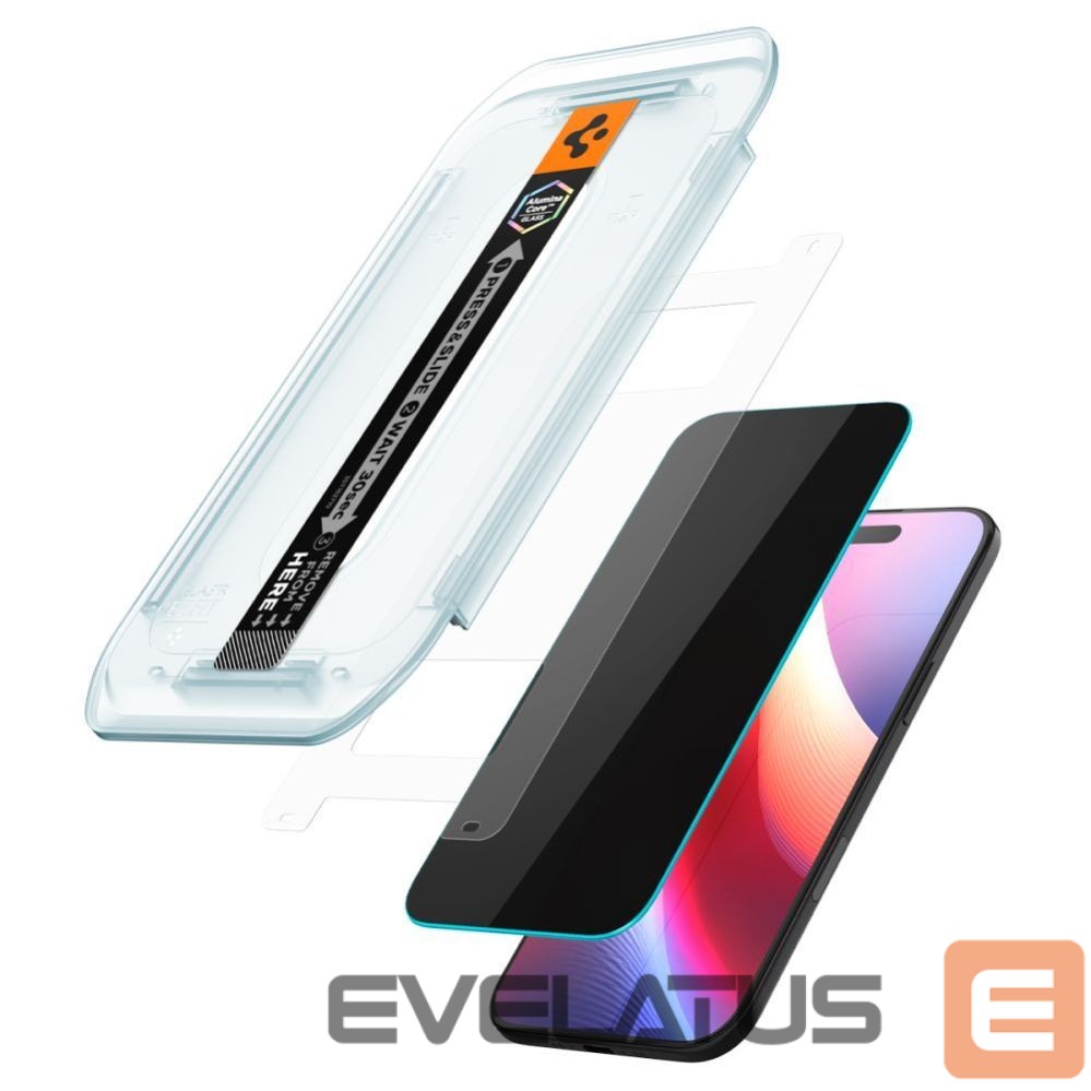 Citas preces Spigen Spigen Glas.TR EZ Fit 2-pack privacy glass for iPhone 17 Air