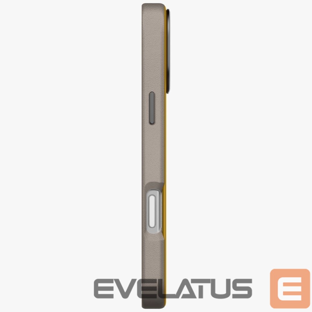 Citas preces UNIQ Uniq Lyden DS Case for iPhone 17 Pro Max Magclick Charging - Yellow-Gray