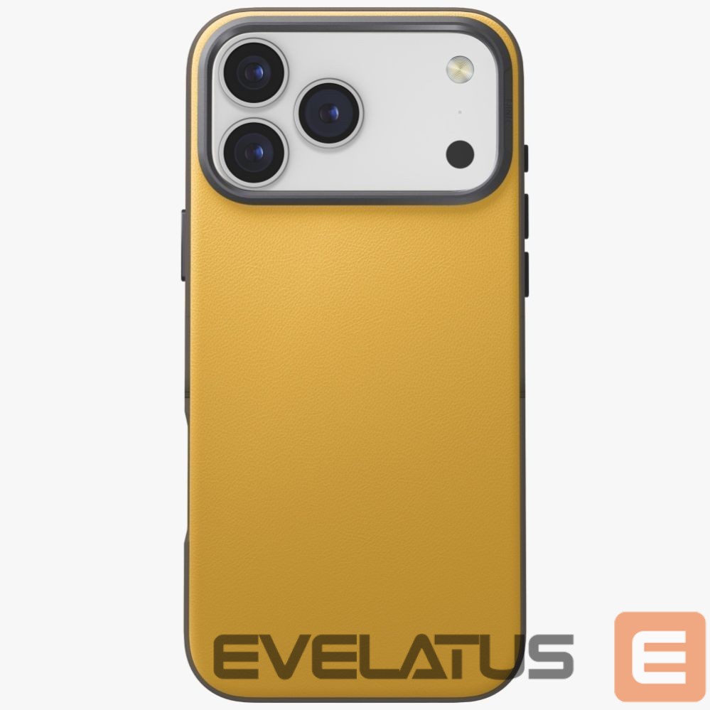 Citas preces UNIQ Uniq Lyden DS Case for iPhone 17 Pro Max Magclick Charging - Yellow-Gray