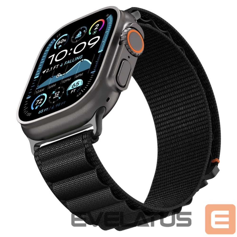 Citas preces Spigen Strap Spigen WBF1 Strap for Apple Watch 44 / 45 / 46 / 49 mm - Black