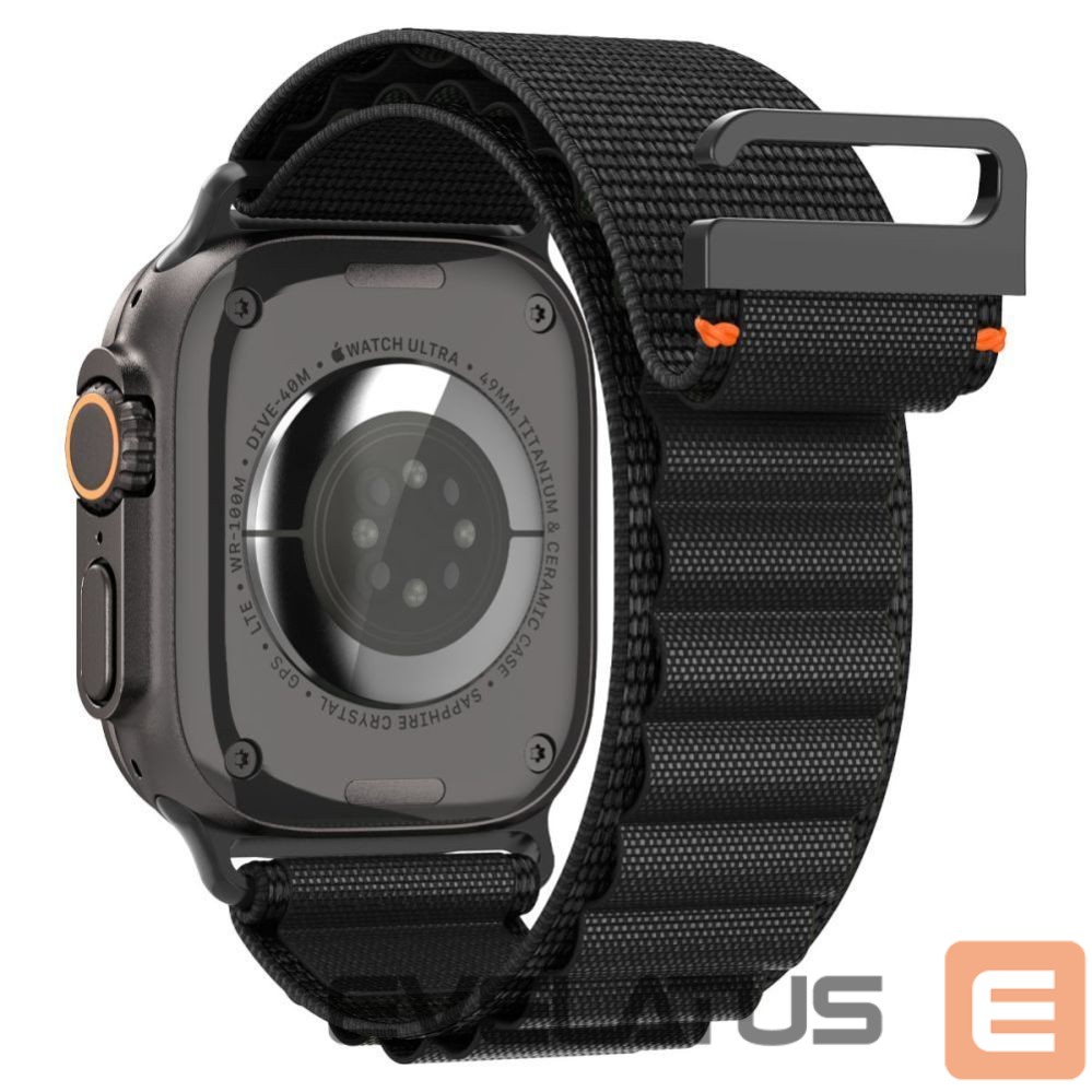 Citas preces Spigen Strap Spigen WBF1 Strap for Apple Watch 44 / 45 / 46 / 49 mm - Black
