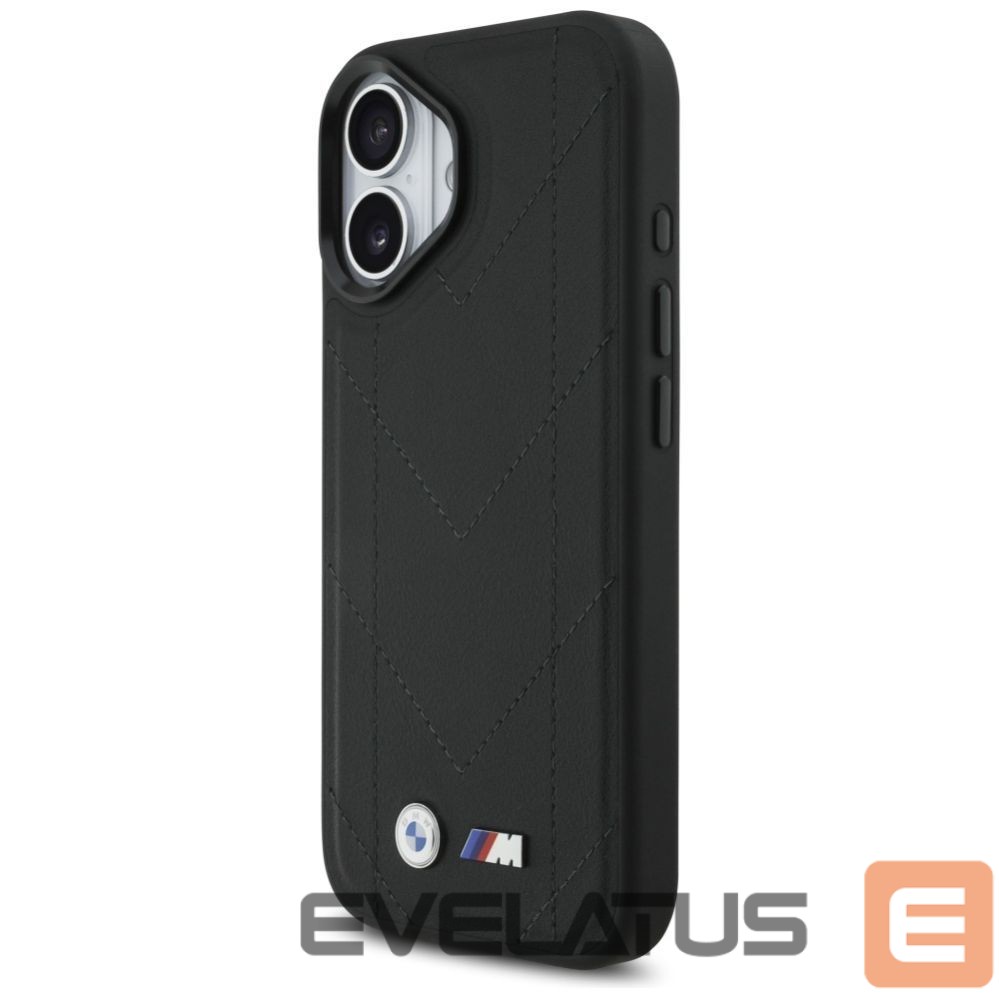 Citas preces BMW BMW M Quilted Logo MagSafe iPhone 17 Case - Black