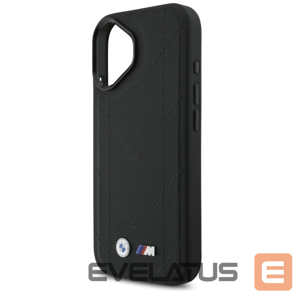 Citas preces BMW BMW M Quilted Logo MagSafe iPhone 17 Case - Black