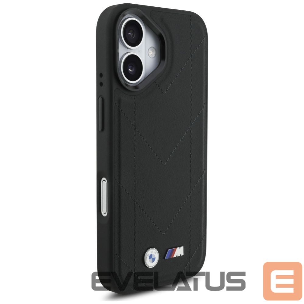 Citas preces BMW BMW M Quilted Logo MagSafe iPhone 17 Case - Black