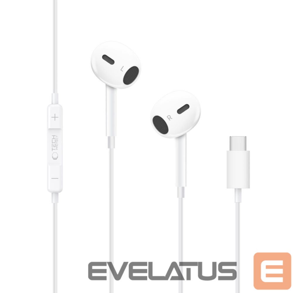 Citas preces Tech-Protect Tech-Protect Ultraboost Core G2 USB-C Headphones - White