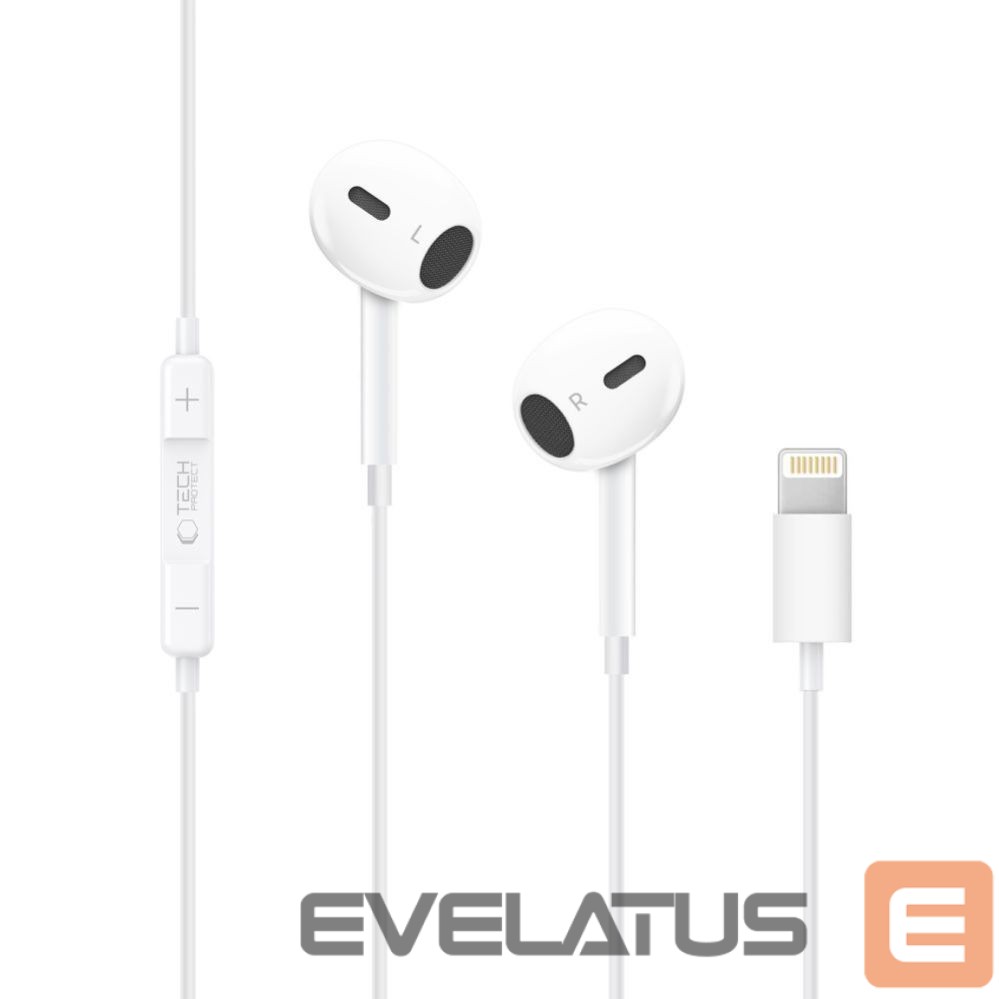 Citas preces Tech-Protect Tech-Protect Ultraboost Core G2 Lightning Headphones - White