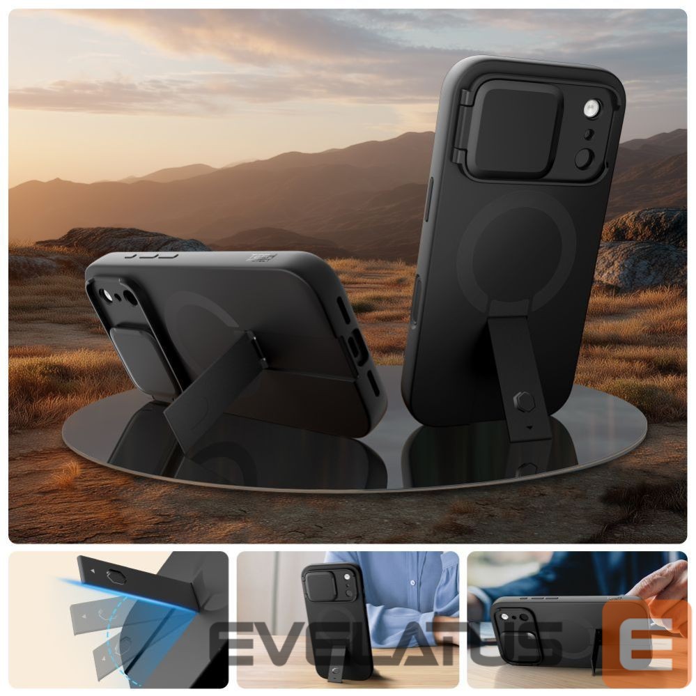 Citas preces Tech-Protect Tech-Protect Kevlar Aura MagSafe Case for iPhone 17 Pro Max - Black