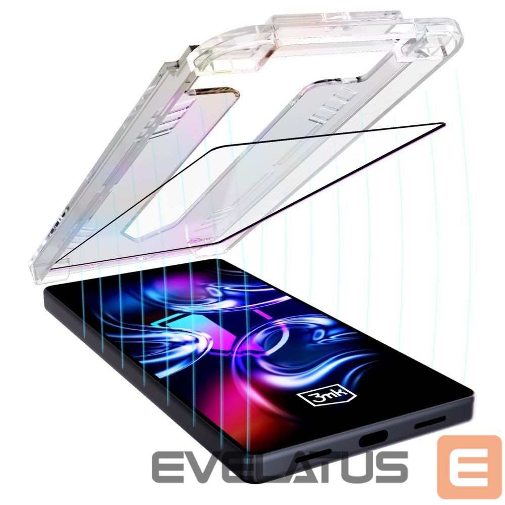 Citas preces 3MK 3mk Hardglass Max Tempered Glass for Samsung Galaxy S25 Edge
