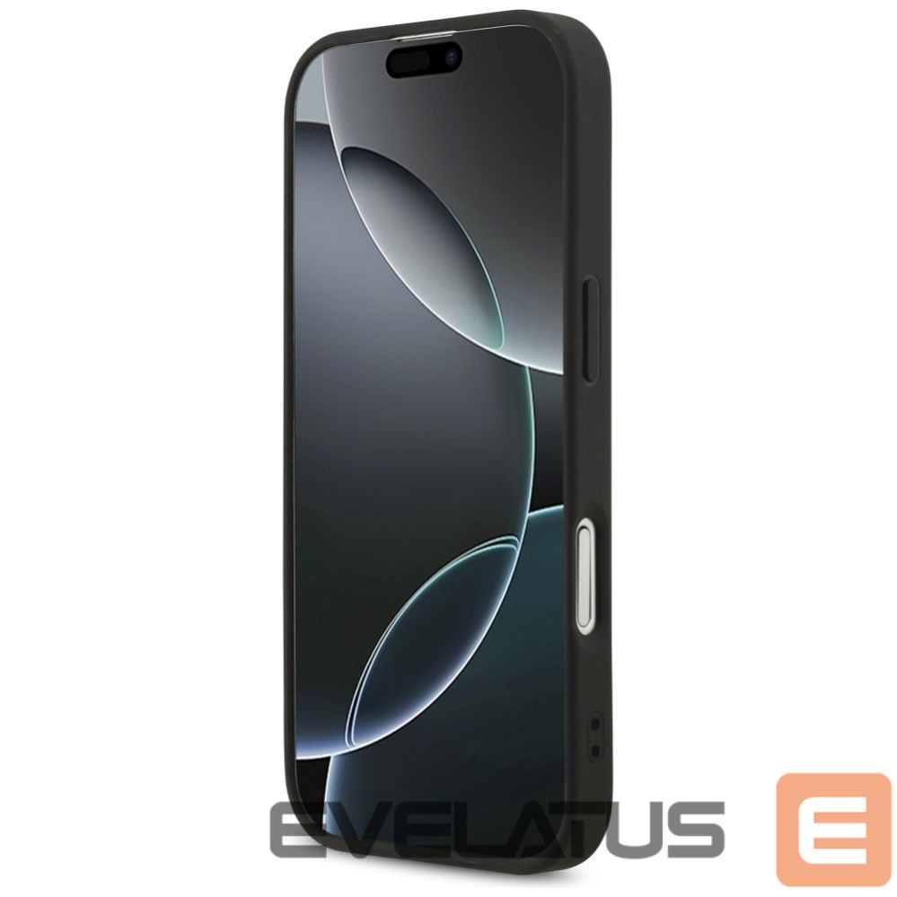 Citas preces Guess Guess Fixed Glitter Big 4G case for iPhone 17 - black