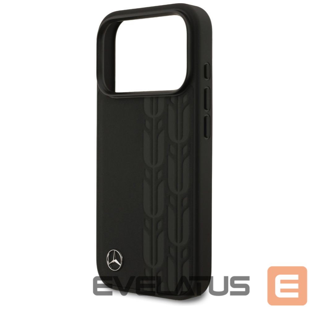 Citas preces Mercedes-Benz Mercedes Leather Laurel Leaves MagSafe Case for iPhone 17 Pro - Black