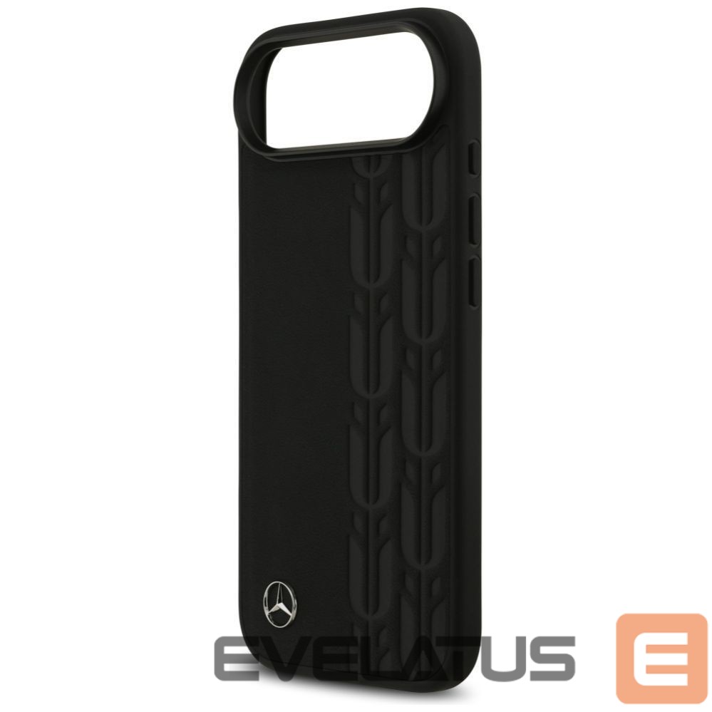 Citas preces Mercedes-Benz Mercedes Leather Laurel Leaves MagSafe Case for iPhone Air - Black