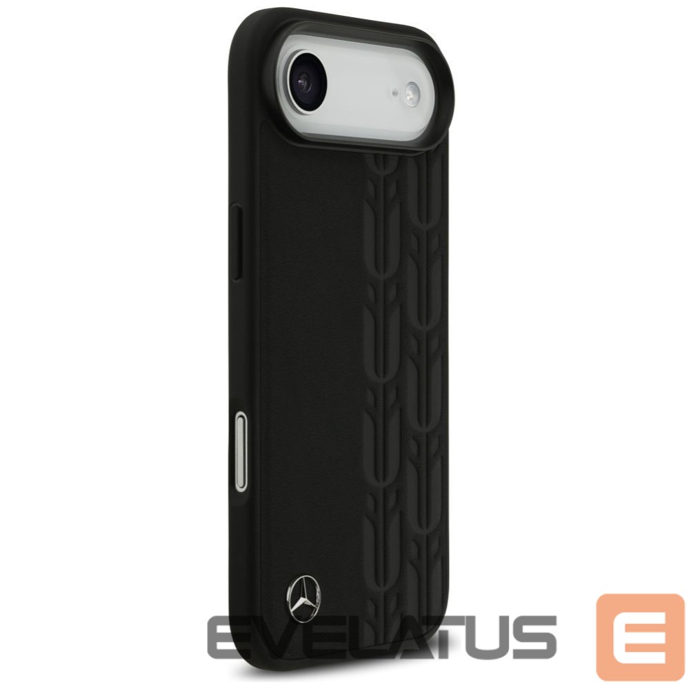 Citas preces Mercedes-Benz Mercedes Leather Laurel Leaves MagSafe Case for iPhone Air - Black