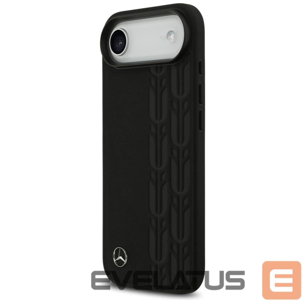 Citas preces Mercedes-Benz Mercedes Leather Laurel Leaves MagSafe Case for iPhone Air - Black