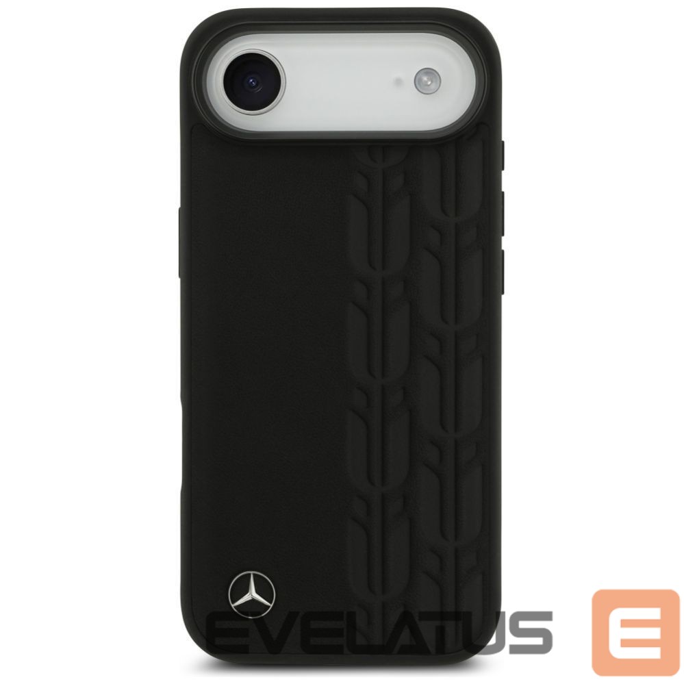 Citas preces Mercedes-Benz Mercedes Leather Laurel Leaves MagSafe Case for iPhone Air - Black