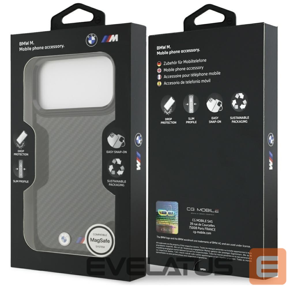 Citas preces BMW BMW M Kevlar Matt MagSafe Case for iPhone 17 Pro Max - Black