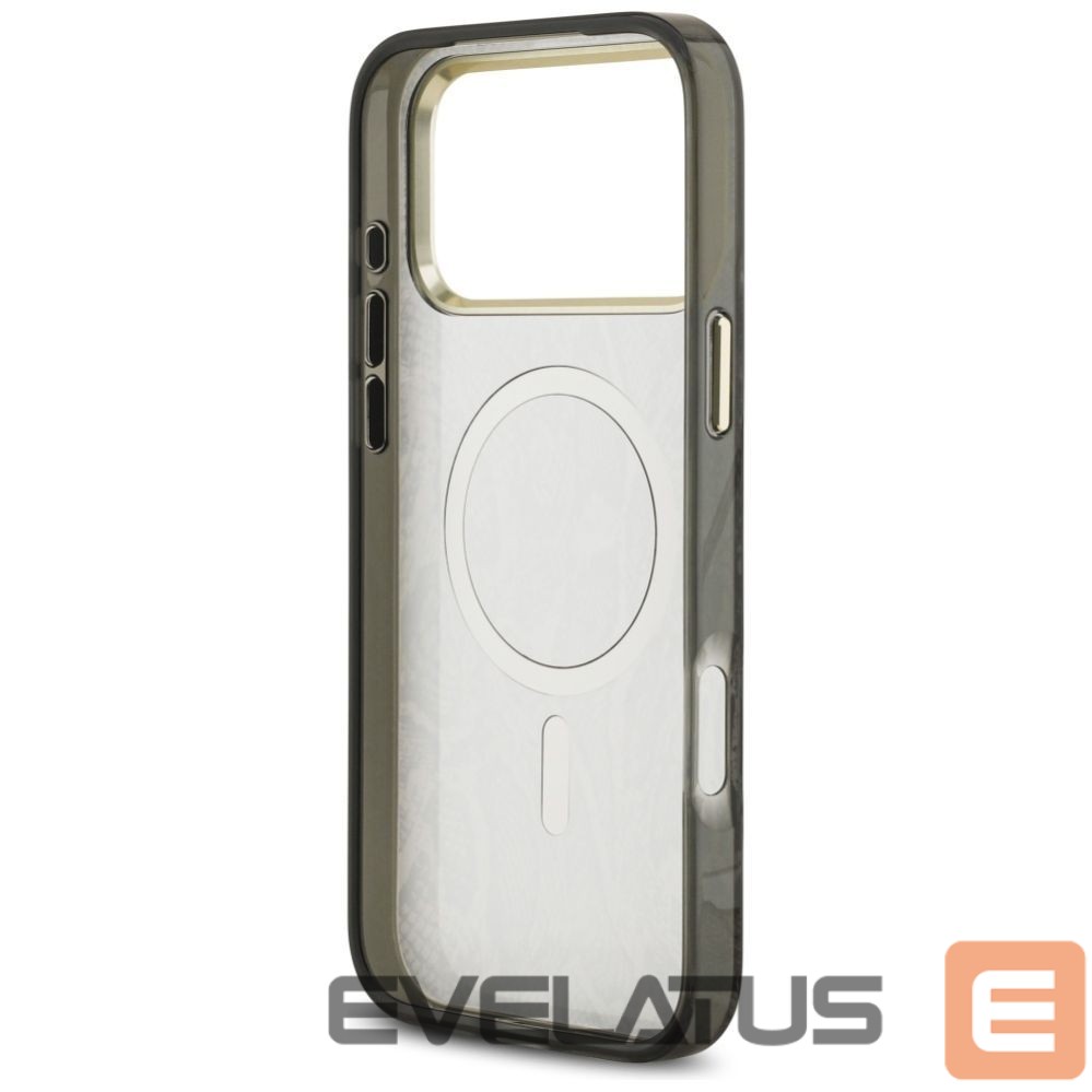 Citas preces Guess Guess Python Pattern MagSafe Case for iPhone 17 Pro Max - Black