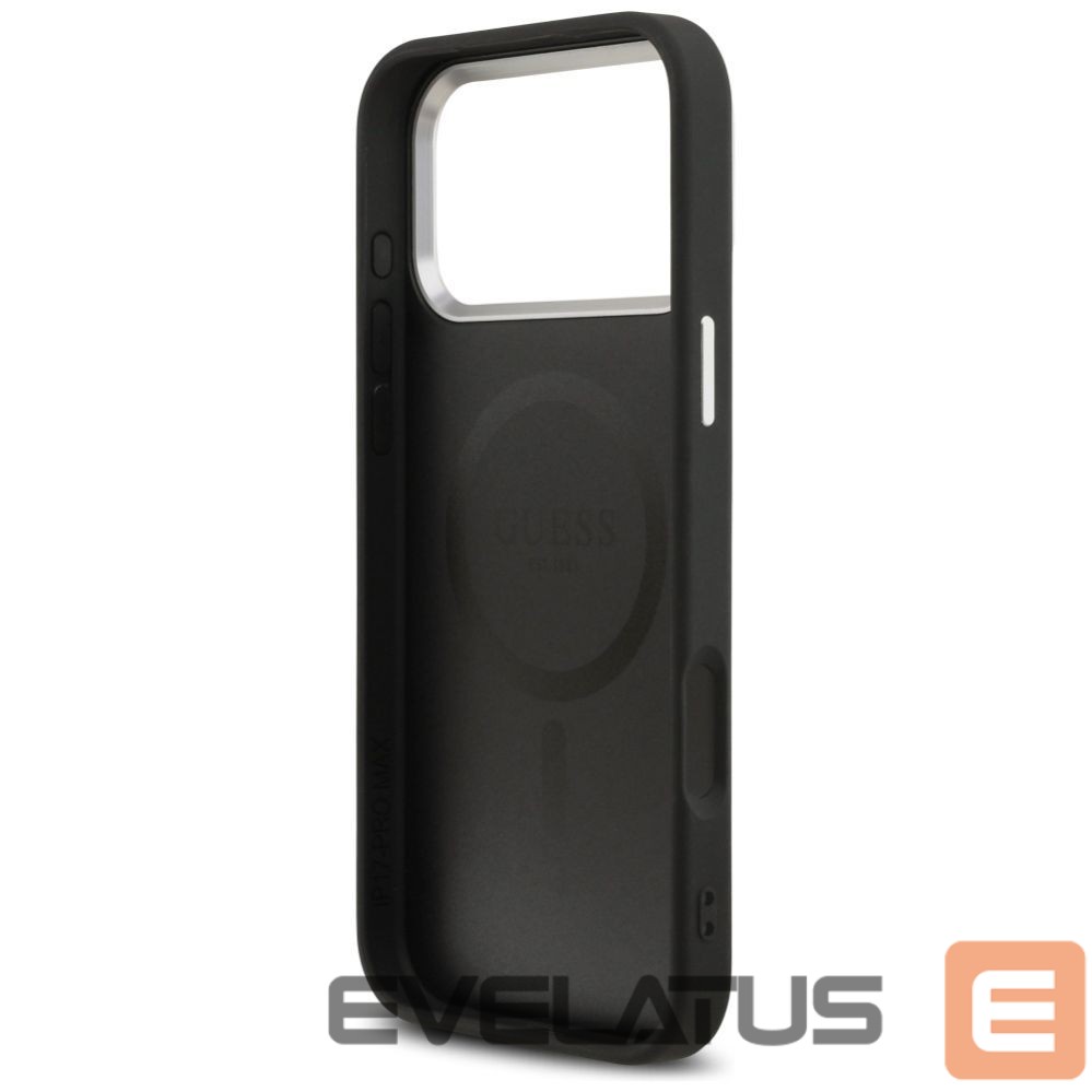 Citas preces Guess Guess Triangle Logo MagSafe Case for iPhone 17 Pro Max - Black