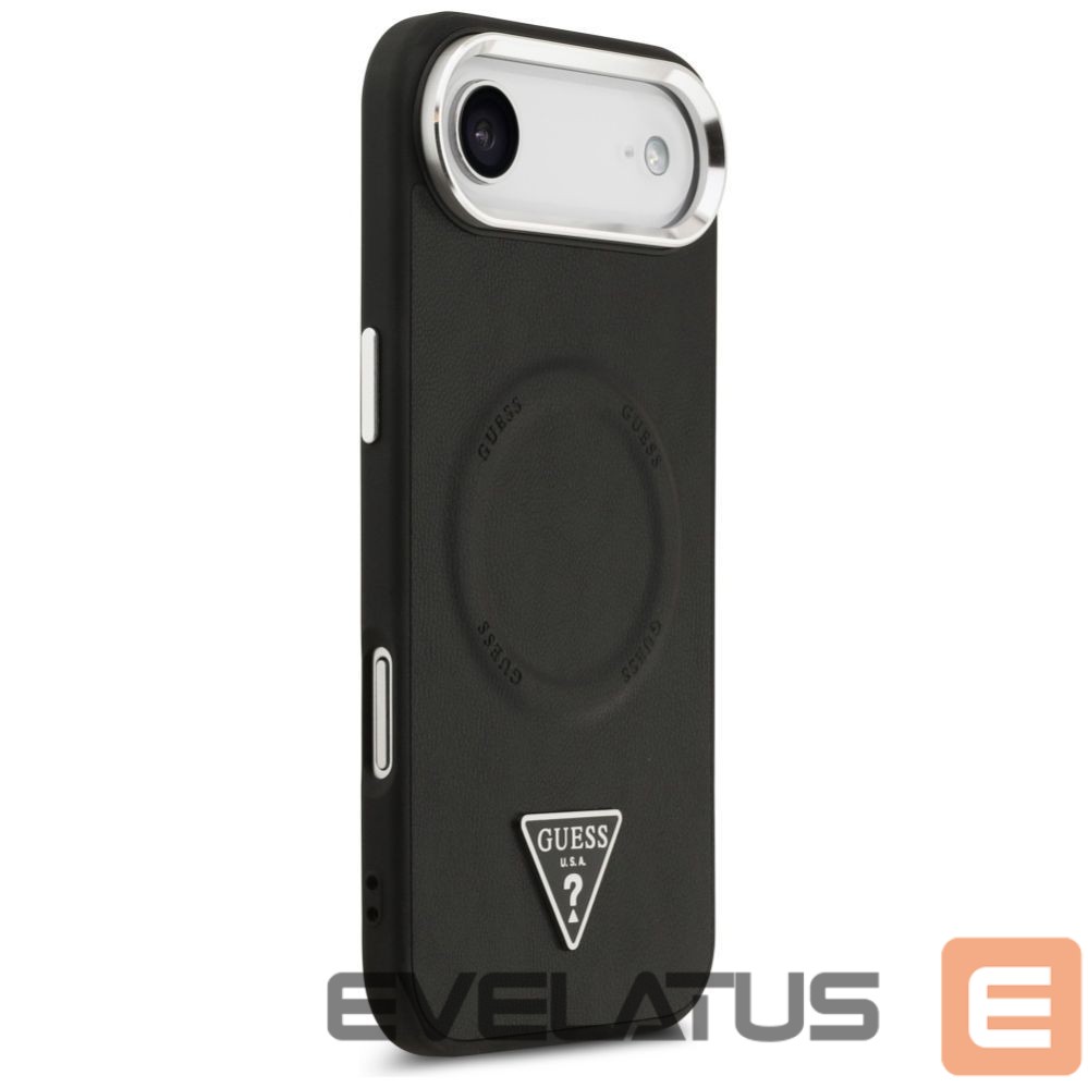 Citas preces Guess Guess Triangle Logo MagSafe Case for iPhone Air - Black