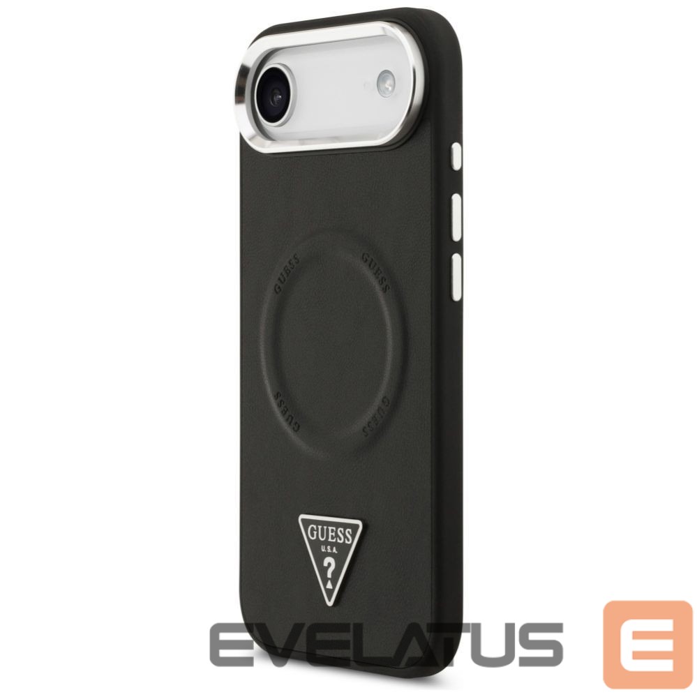 Citas preces Guess Guess Triangle Logo MagSafe Case for iPhone Air - Black
