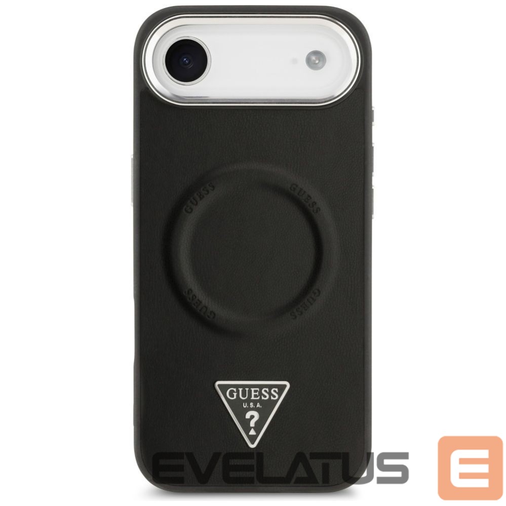 Citas preces Guess Guess Triangle Logo MagSafe Case for iPhone Air - Black