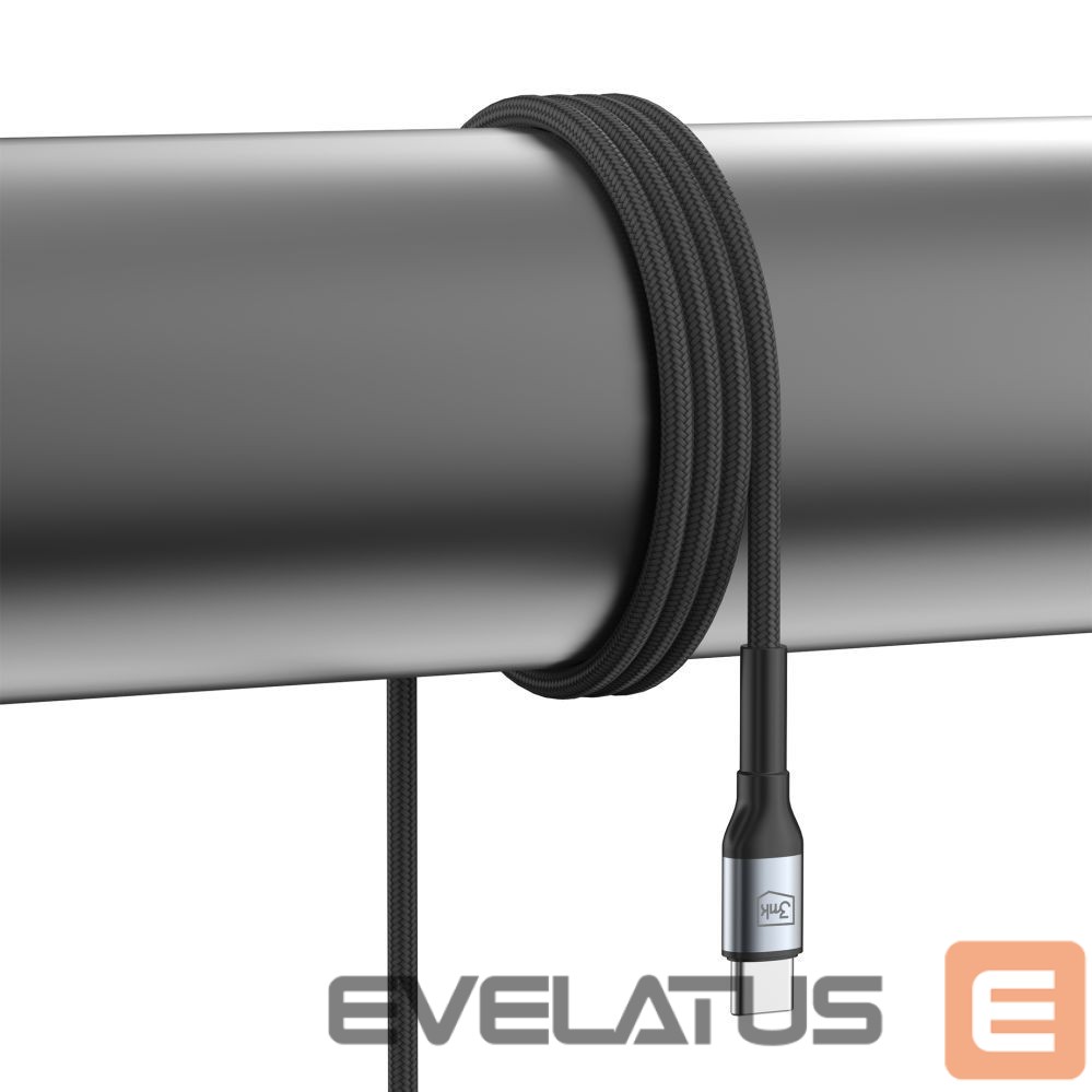 Citas preces 3MK 3mk Hyper Cable 3mk Hyper Cable N-SERIES USB-C / USB-C 1m 20V/5A 100W / black