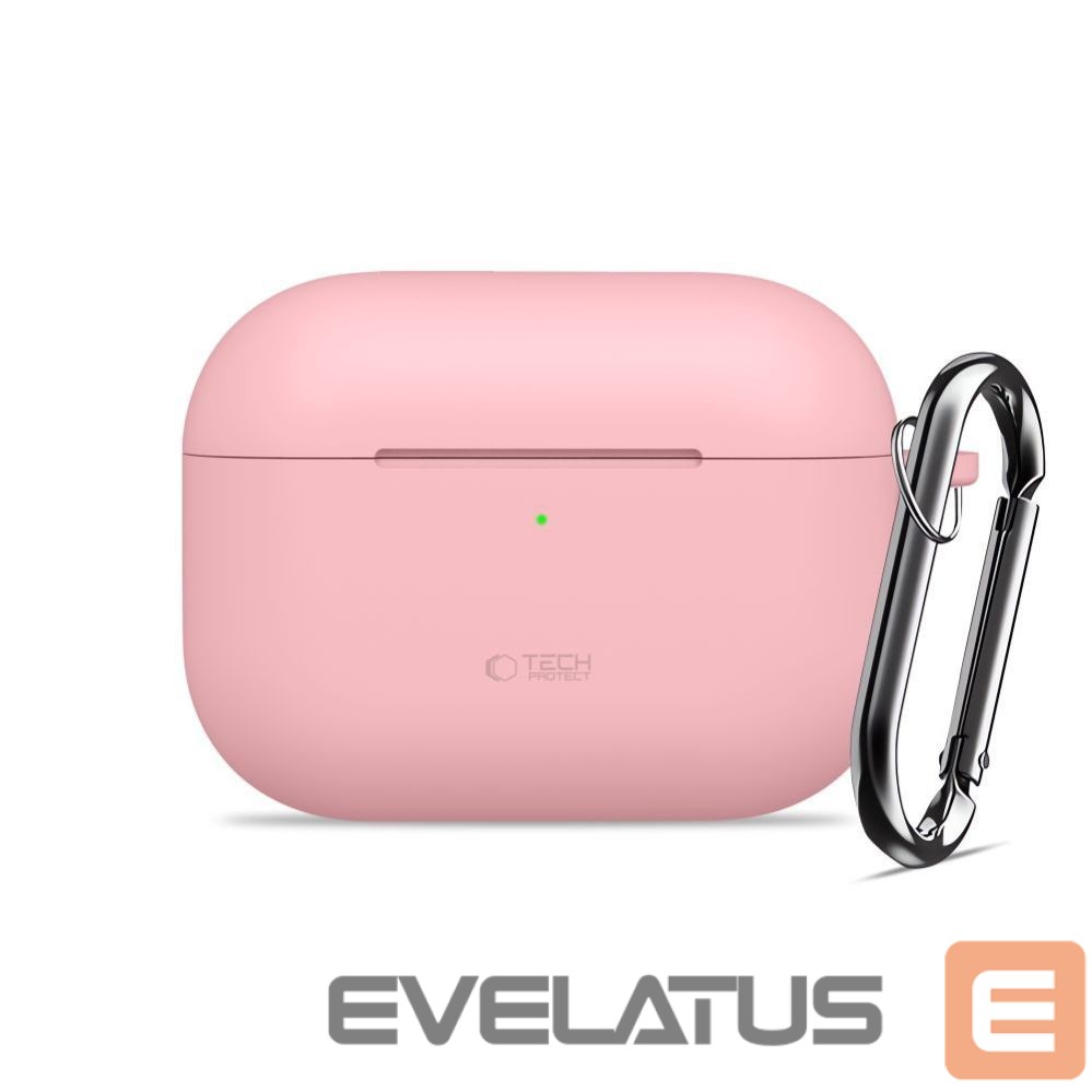 Citas preces Tech-Protect Tech-Protect Silicone Hook Case for AirPods Pro - Pink