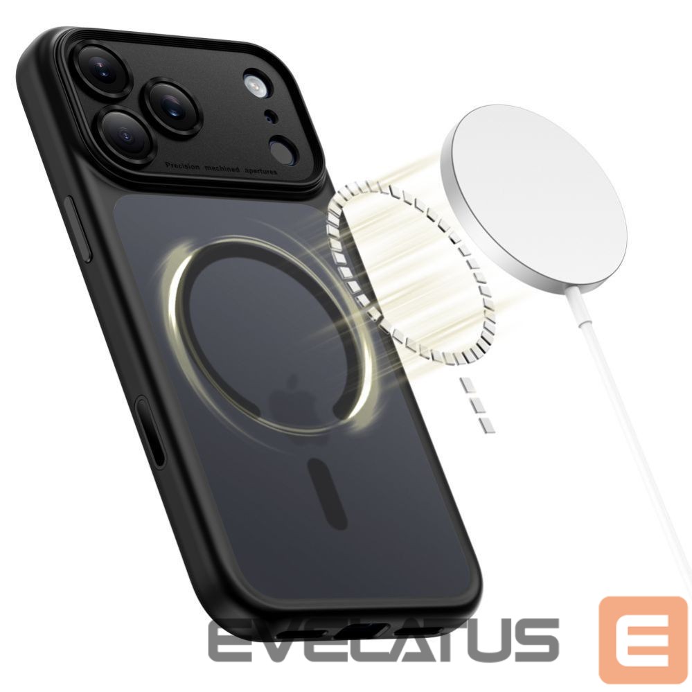 Citas preces Tech-Protect Tech-Protect Magpeak Magsafe CC Case for iPhone 17 Pro Max - Matte Black